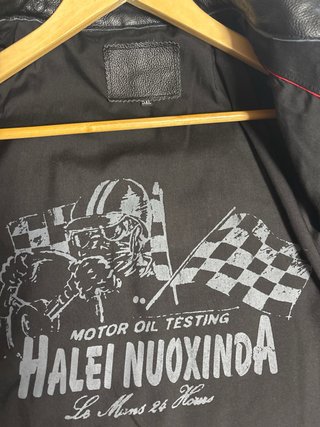 Chaqueta de cuero para moto talla XXL 90 kg "Nueva