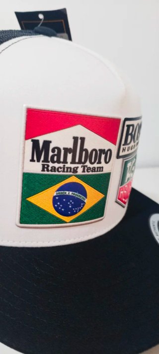 Gorra Team Marlboro Senn TAG Heuer Snapback Negra