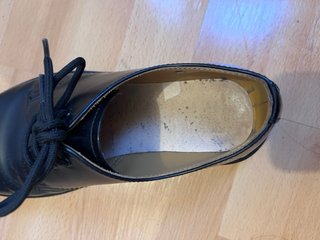 Zapatos Dr. Martens negros de cuero