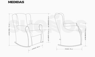 Sillón lactancia mecedora