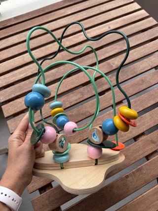 Laberinto de cuentas madera IKEA