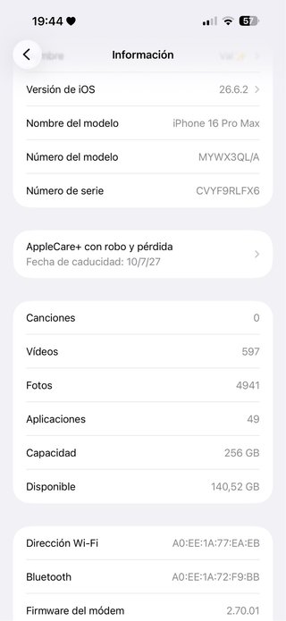 iPhone 16 Pro Max 256gb