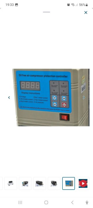 Compresor HBM 200L 4 motores sin aceite