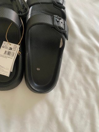 Sandalias negras Auchan Talla 43