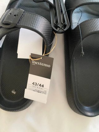 Sandalias negras Auchan Talla 43