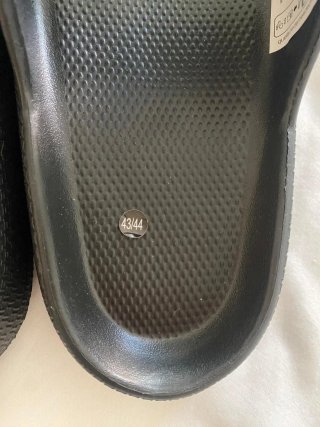 Sandalias negras Auchan Talla 43