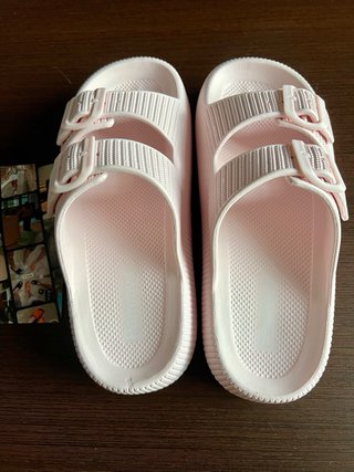 Sandalias Pammys Planas Rosadas