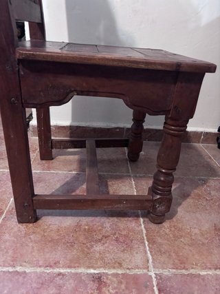 Juego 4 Sillas Antiguas Madera
