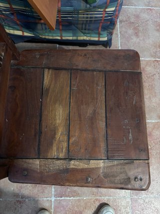Juego 4 Sillas Antiguas Madera