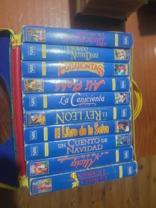 Pack 10 Cintas VHS Películas Infantiles