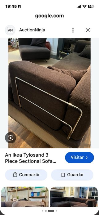 Sofá IKEA Tylosand Gris Oscuro