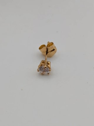 Pendiente Oro 18k con Circonita