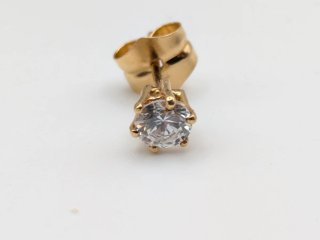 Pendiente Oro 18k con Circonita