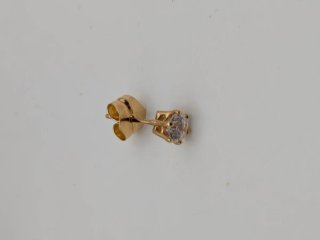 Pendiente Oro 18k con Circonita