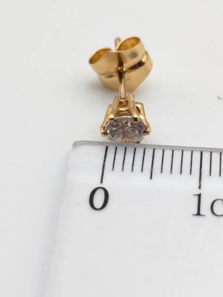 Pendiente Oro 18k con Circonita