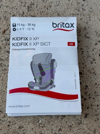 Silla coche Britax Römer Kidfix 2 XP Sict