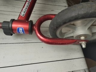Bicicleta de equilibrio roja