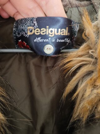 Chaqueta Desigual invierno verde