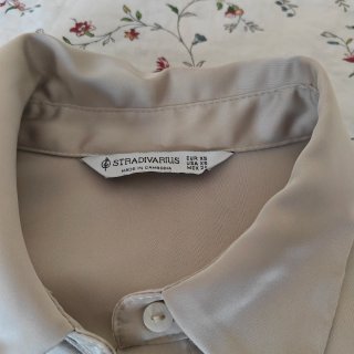 Blusa Stradivarius Beige Talla XS