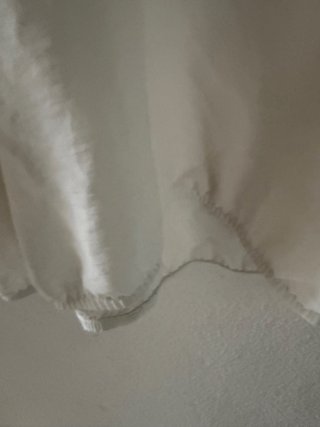 Blusa blanca con encaje