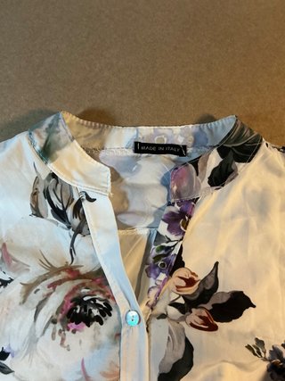 Blusa floral Made in Italy Talla Única