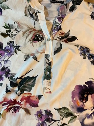 Blusa floral Made in Italy Talla Única