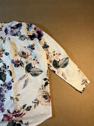 Blusa floral Made in Italy Talla Única