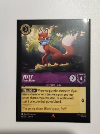 Carta Vixey Expert Fisher Disney Lorcana