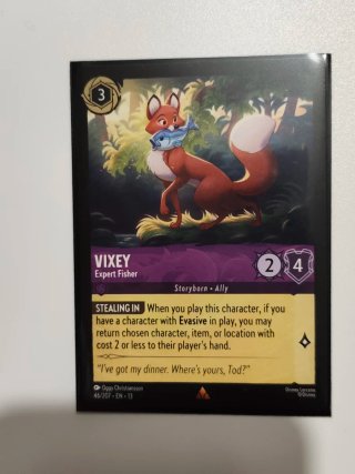 Carta Vixey Expert Fisher Disney Lorcana