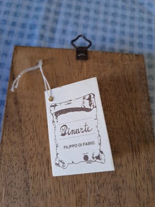 Coppia Pannelli Decorativi Legno