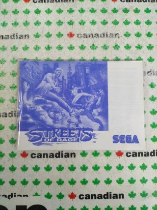 Streets of Rage Sega Master System II
