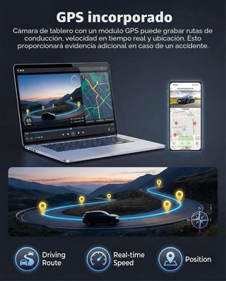 NUEVO! (69€) Dashcam 4K Coche Cámara Delantera