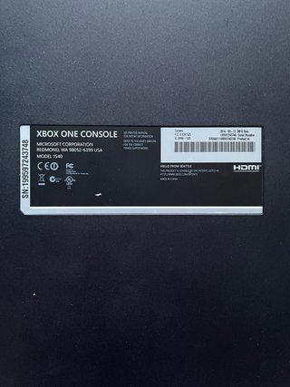 Xbox One Defectuosa