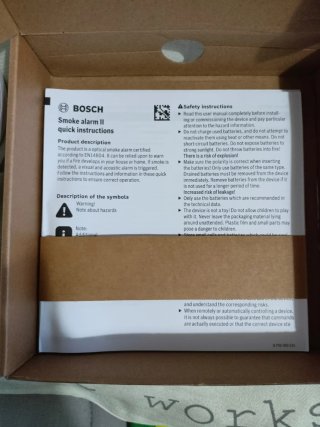 Detector humo Bosch smoke alarm 2