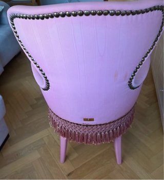 Silla de diseño Gucci madera y metal