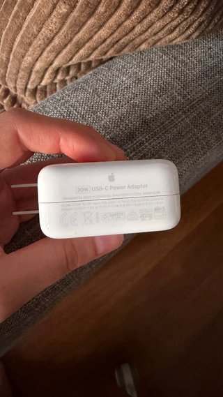 Adaptador Corriente Apple USB-C 30W Original