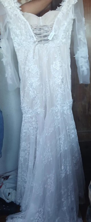 Vestido de Novia Blanco Encaje