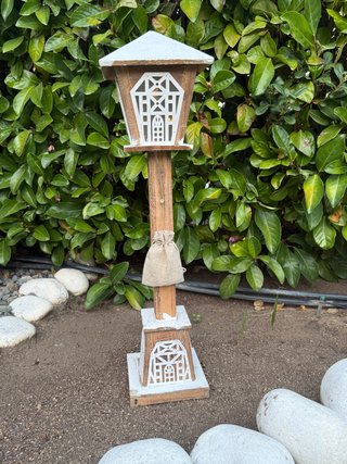 Farolillo decorativo con luz a pilas