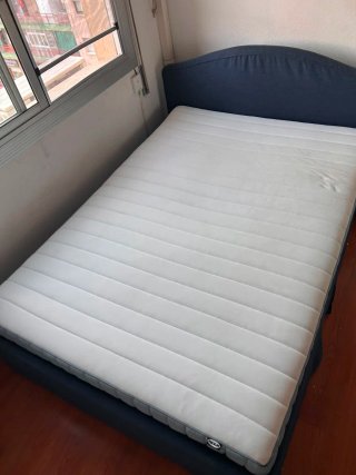 Cama 1.40x2m + Colchón Ortopédico