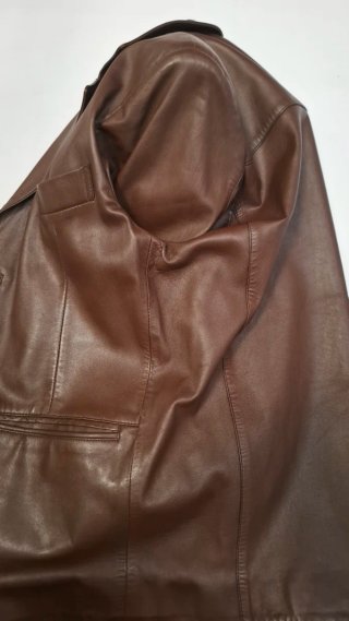 Americana Piel Ovino TORRAS Talla 48 Marrón