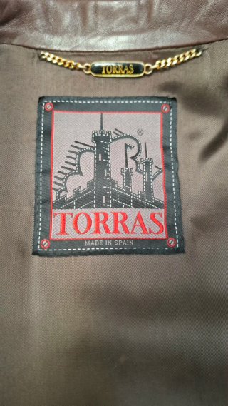 Americana Piel Ovino TORRAS Talla 48 Marrón