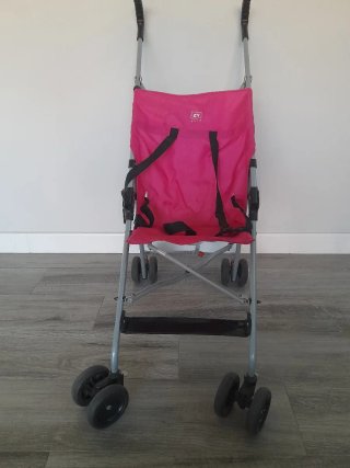 Carrito de bebé plegable rosa ZY