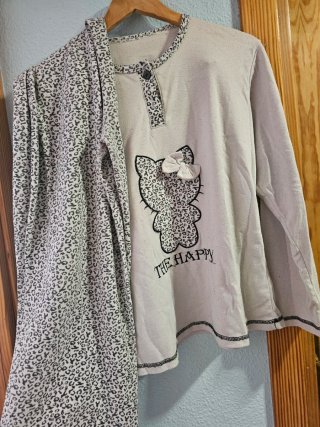 Pijama de dos piezas de mujer talla M