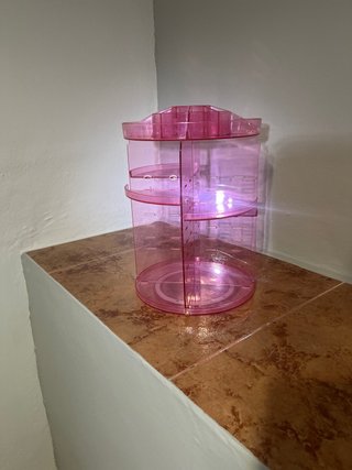 Organizador Maquillaje Giratorio con varias cajas