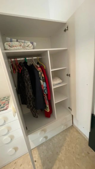 Armario y Cómoda Bebé Muebles Ros