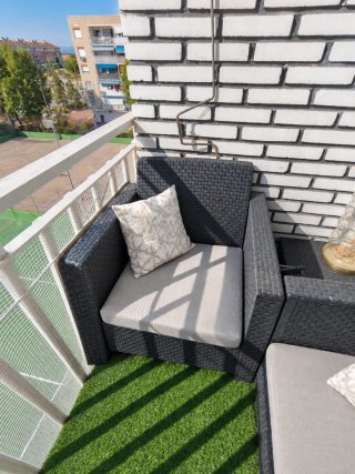 Conjunto Muebles Jardín 4 Plazas Negro (Negociable