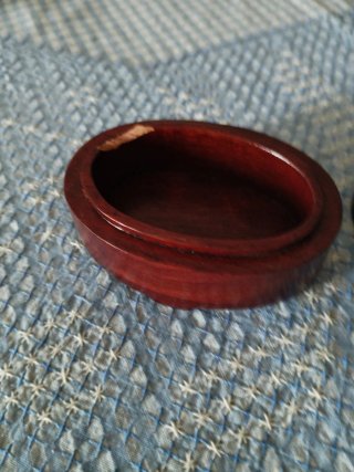 Cajita de madera japonesa con flores,madera sandal