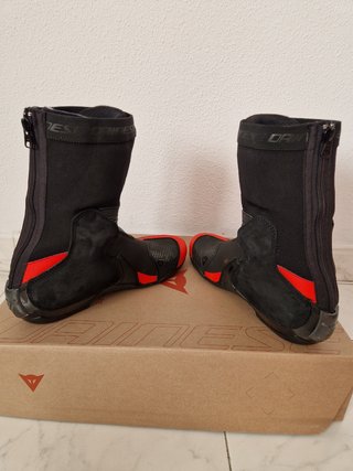 Botas Dainese Axial 2 Negro-Rojo-Fluo Talla 45