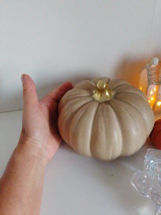 Conjunto Decoración Calabazas y Portavelas