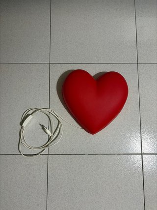Lámpara Corazón Ikea Roja